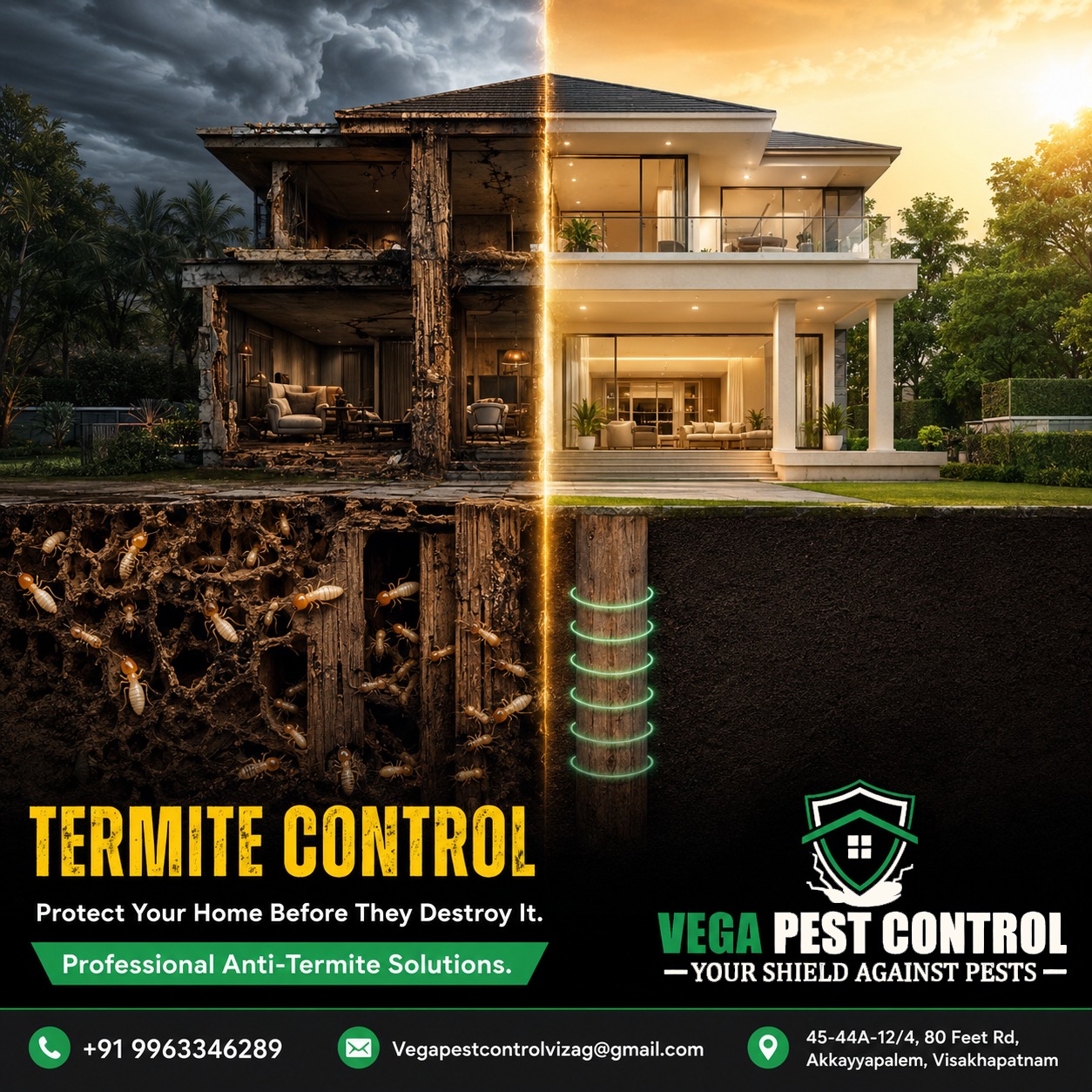 Termite Control Services in Visakhapatnam | Professional Anti-Termite Treatment